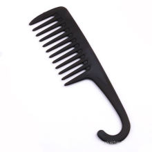 Wholesale Free Shipping Hook Plastic Wide Tooth Comb